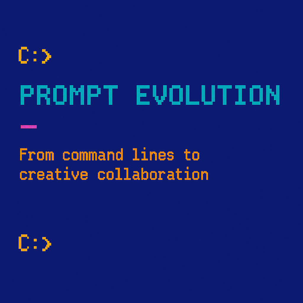 Prompt Evolution: From Command Lines to Creative Collaboration