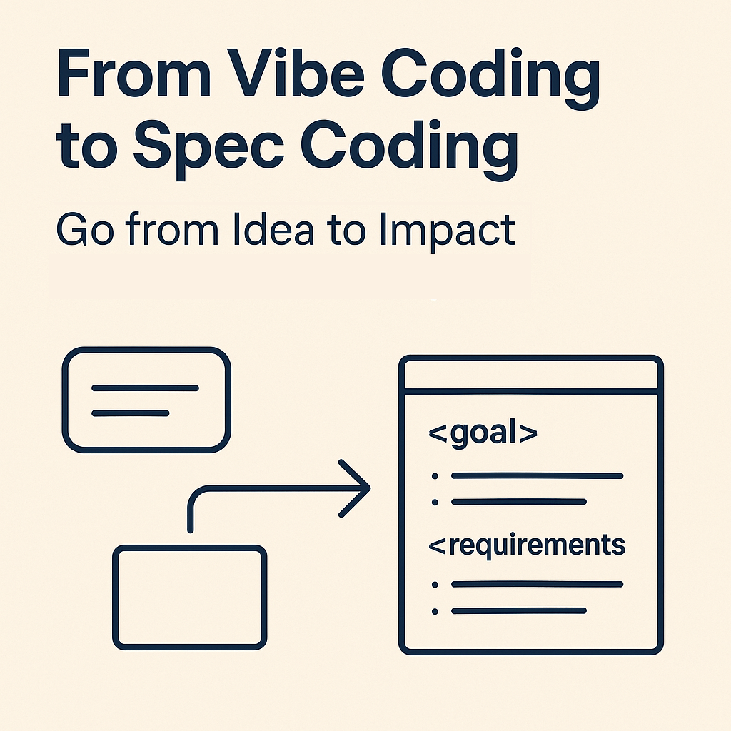 From Vibe to Spec Coding
